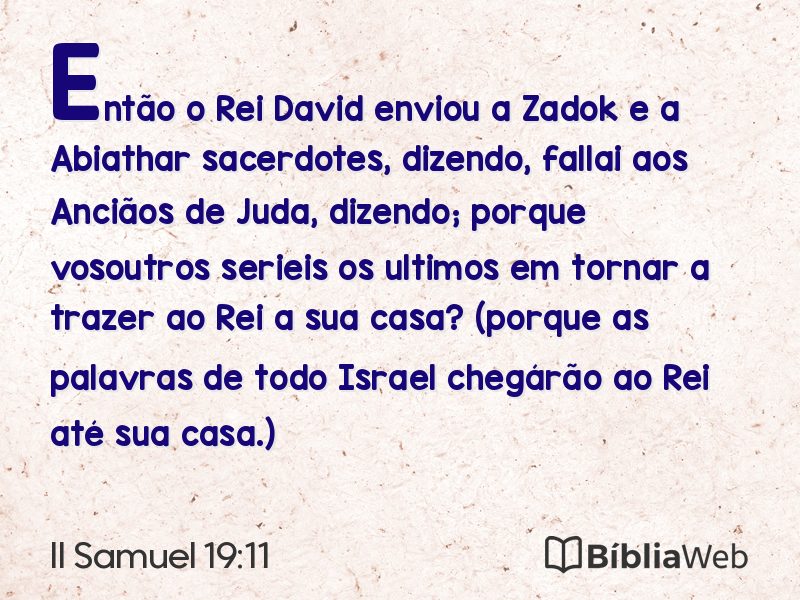 II Samuel 19:11 em imagem para compartilhar