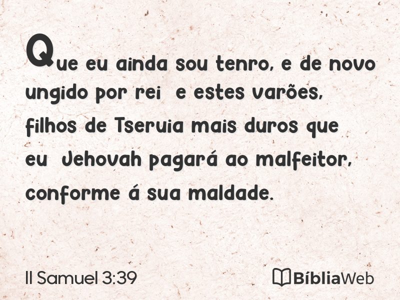 II Samuel 3:39 em imagem para compartilhar