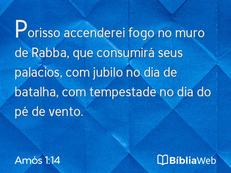Amós 1:14 em imagem para compartilhar