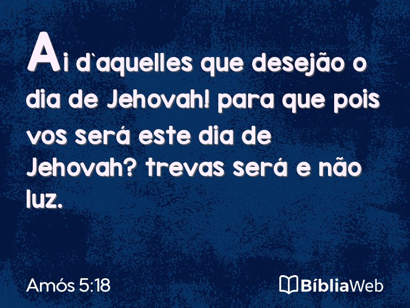Amós 5:18 em imagem para compartilhar