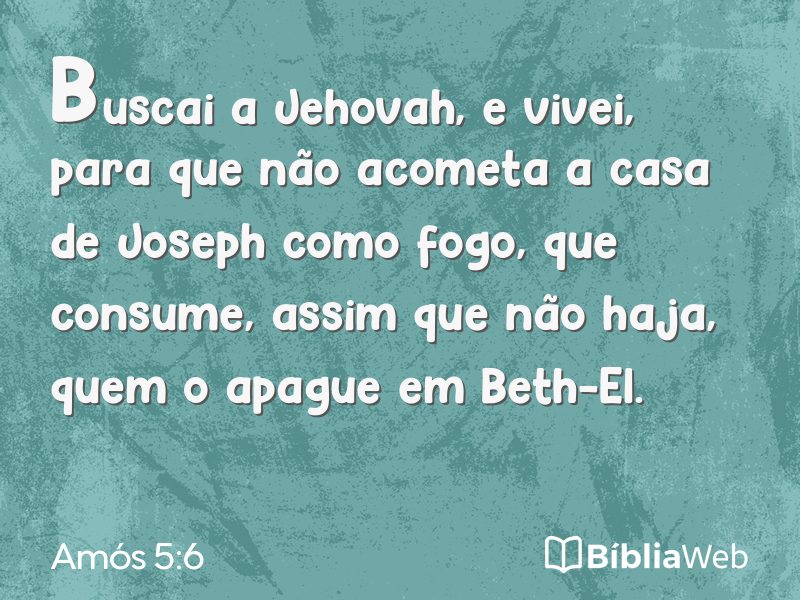 Amós 5:6 em imagem para compartilhar