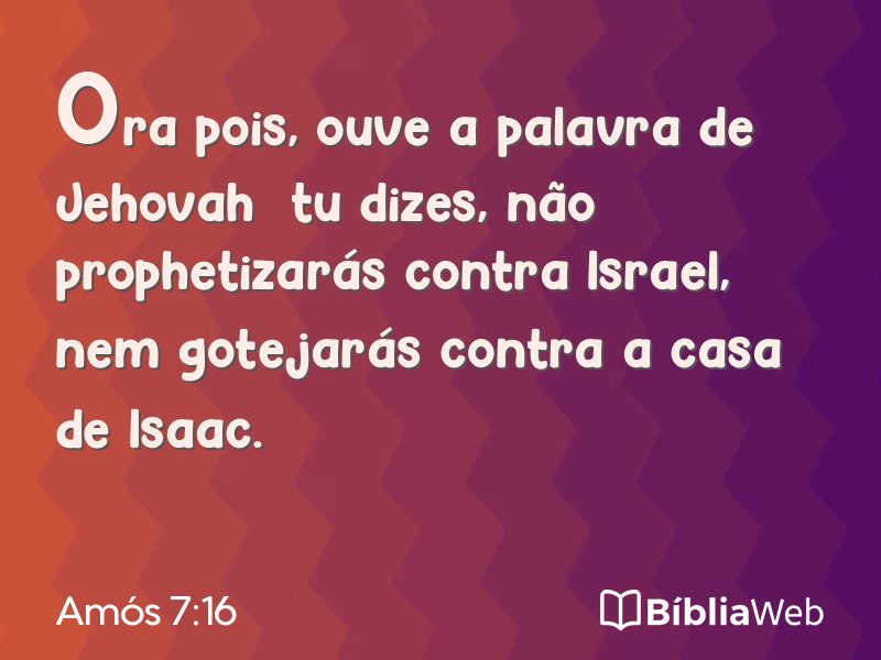 Amós 7:16 em imagem para compartilhar