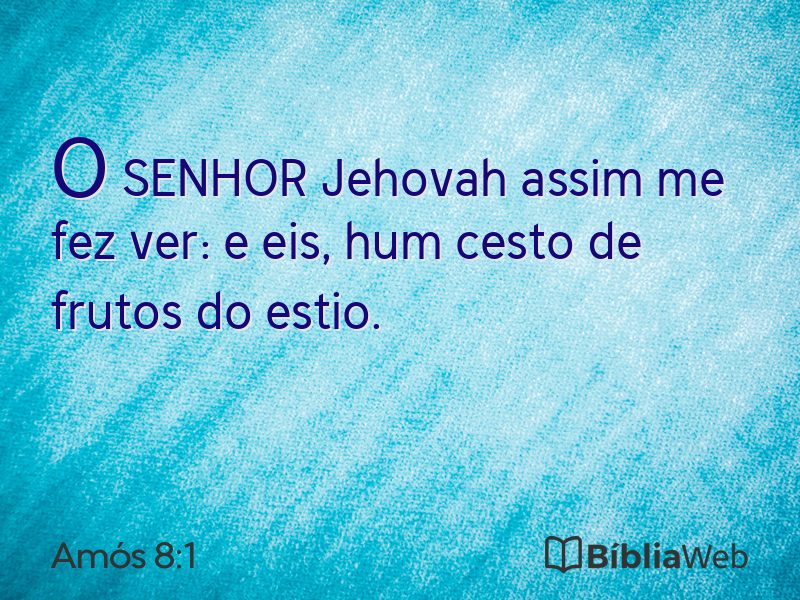 Amós 8:1 em imagem para compartilhar