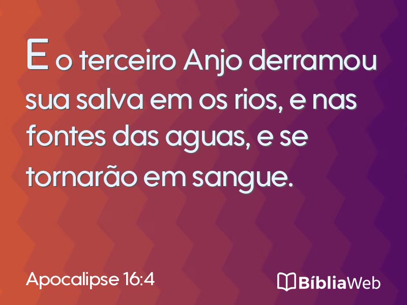 Apocalipse 16:4 em imagem para compartilhar
