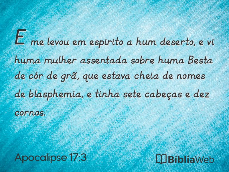 Apocalipse 17:3 em imagem para compartilhar