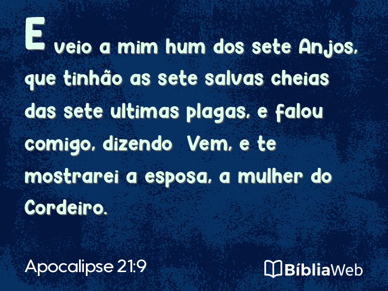 Apocalipse 21:9 em imagem para compartilhar
