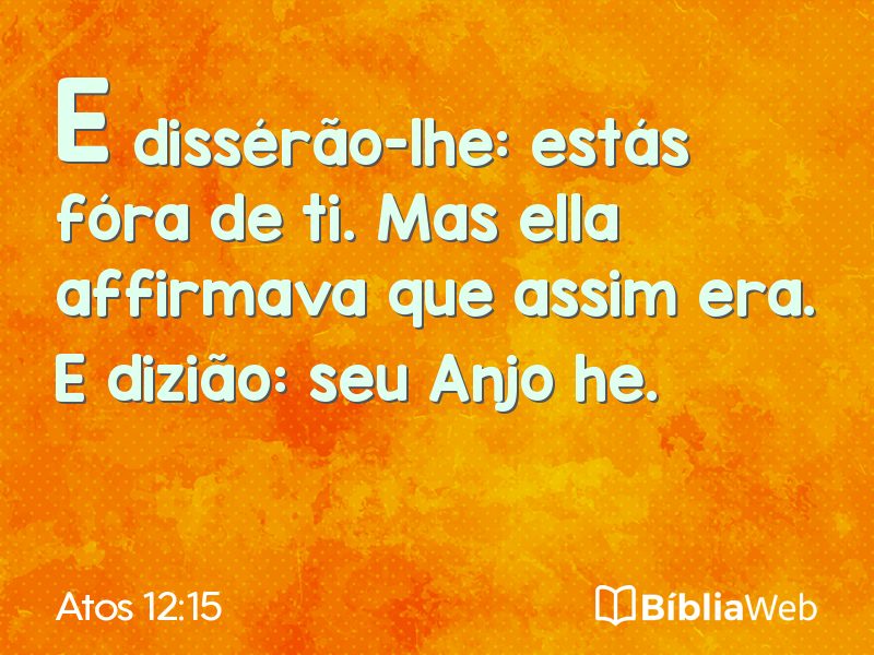 Atos 12:15 em imagem para compartilhar