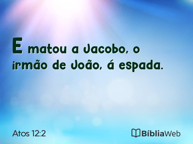 Atos 12:2 em imagem para compartilhar