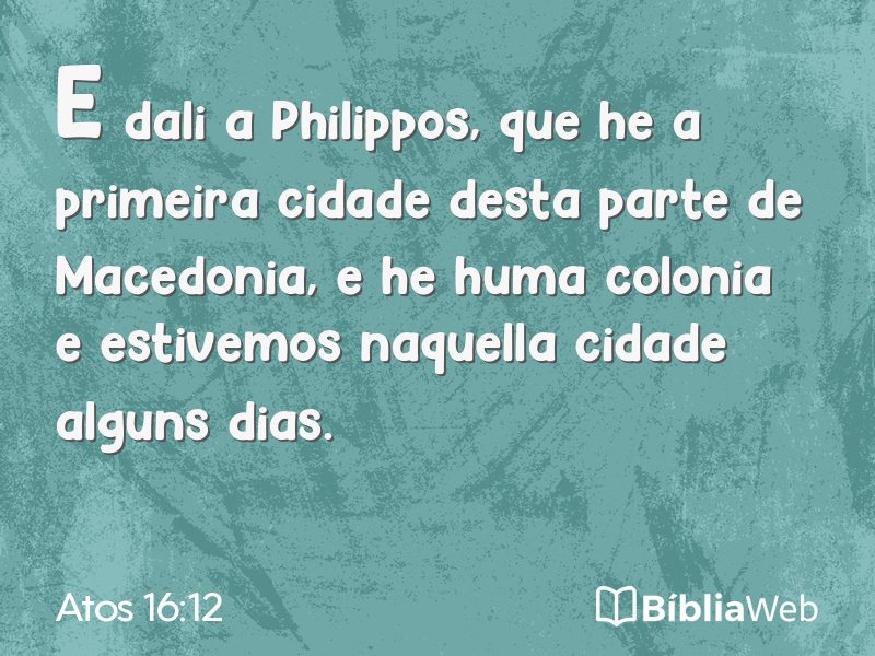 Atos 16:12 em imagem para compartilhar
