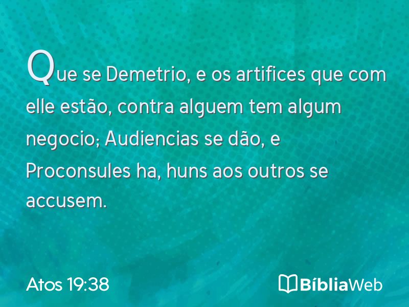 Atos 19:38 em imagem para compartilhar