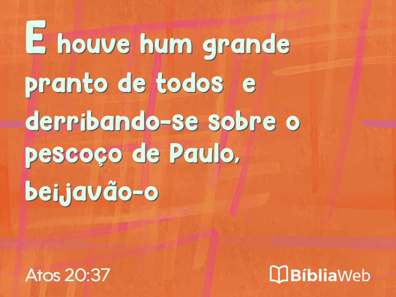 Atos 20:37 em imagem para compartilhar