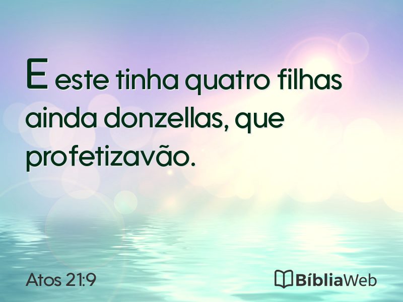 Atos 21:9 em imagem para compartilhar