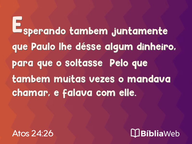 Atos 24:26 em imagem para compartilhar