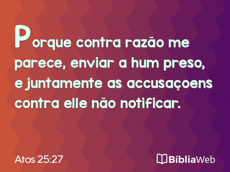 Atos 25:27 em imagem para compartilhar