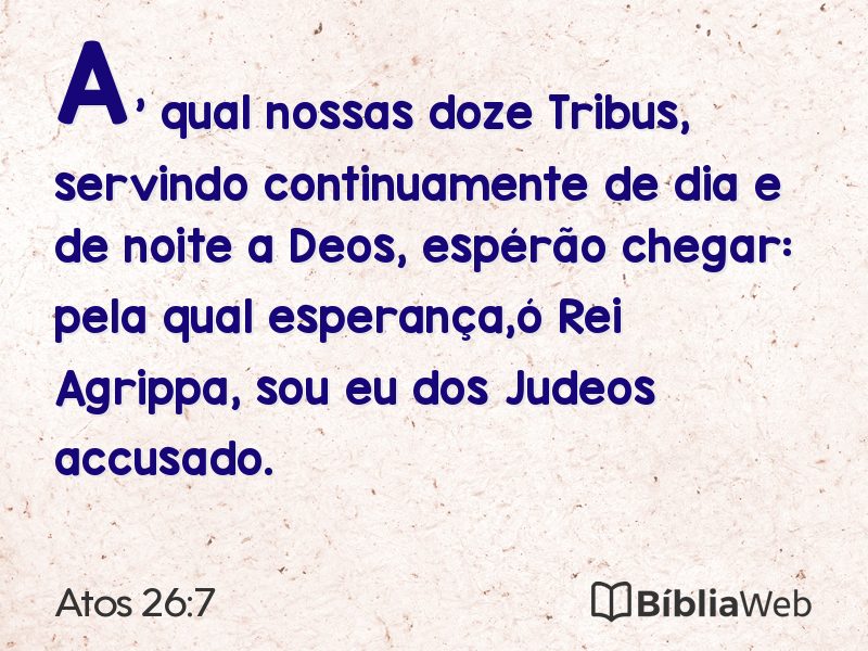 Atos 26:7 em imagem para compartilhar