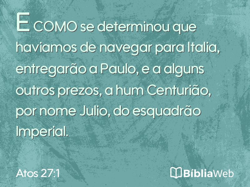 Atos 27:1 em imagem para compartilhar