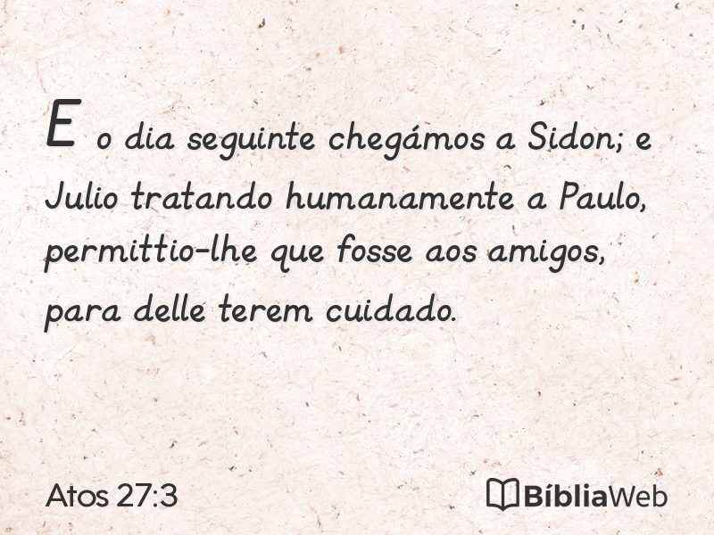 Atos 27:3 em imagem para compartilhar