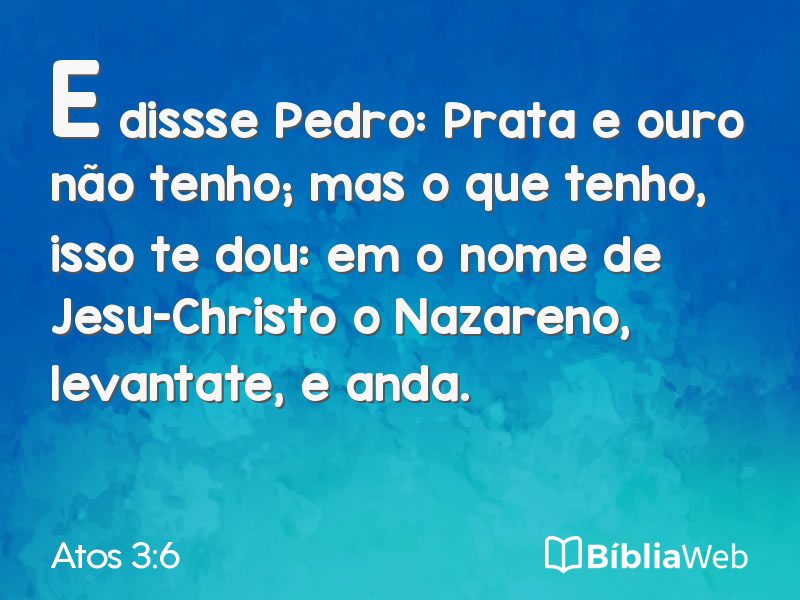 Atos 3:6 em imagem para compartilhar