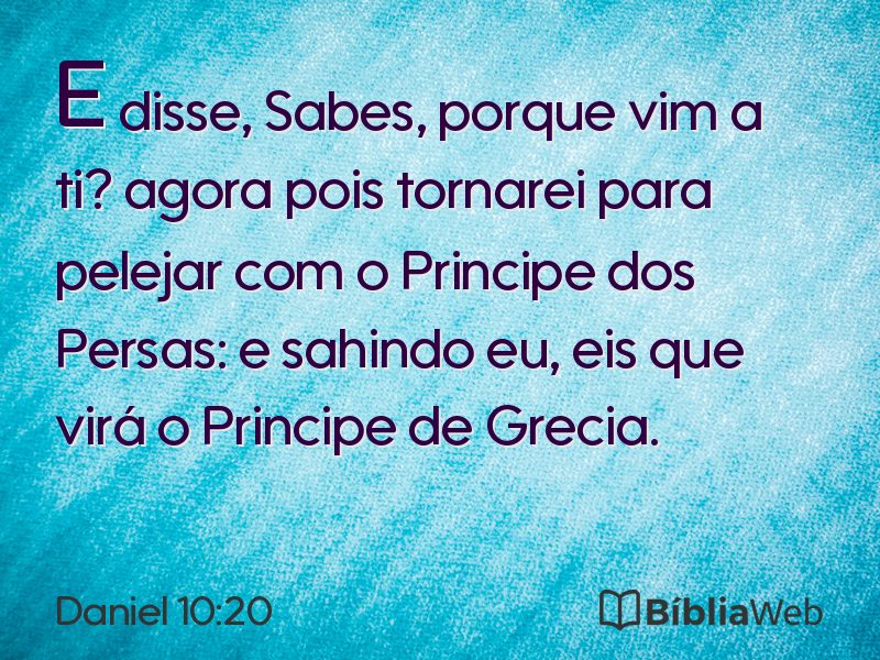 Daniel 10:20 em imagem para compartilhar
