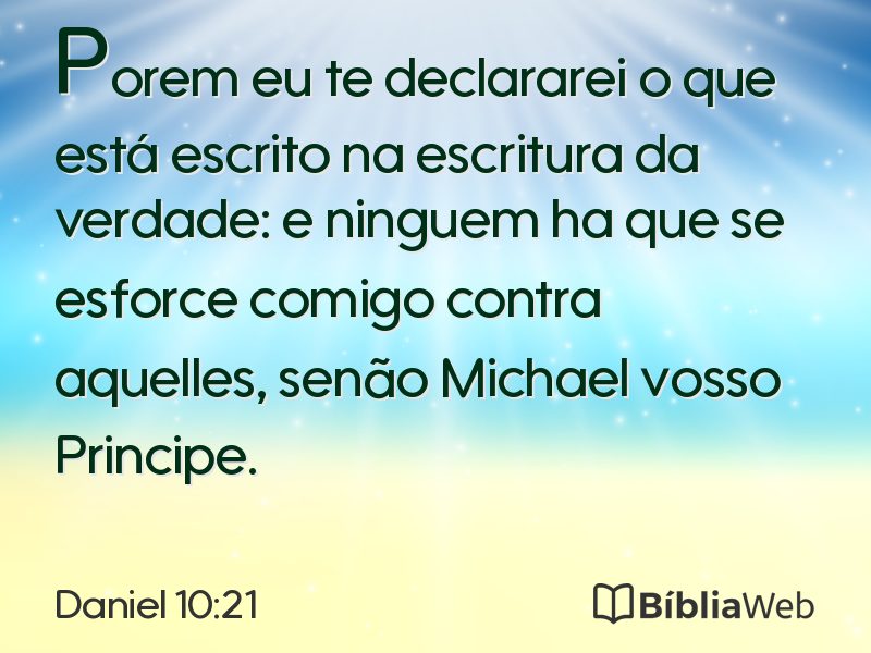 Daniel 10:21 em imagem para compartilhar
