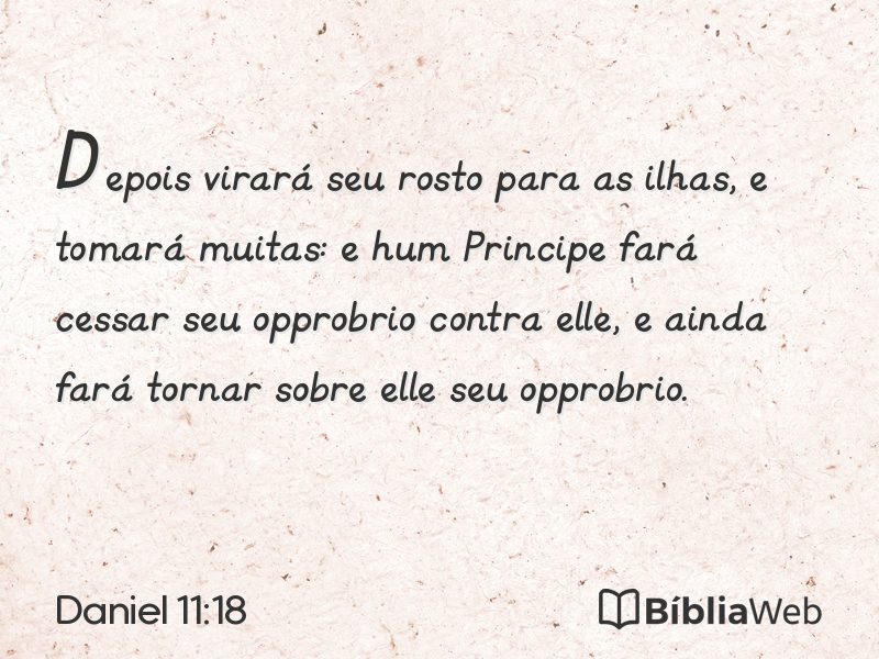 Daniel 11:18 em imagem para compartilhar