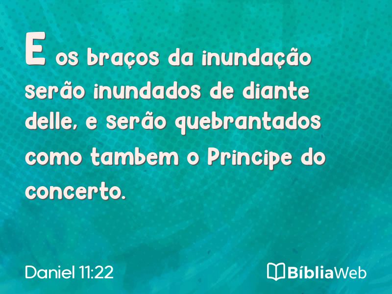 Daniel 11:22 em imagem para compartilhar