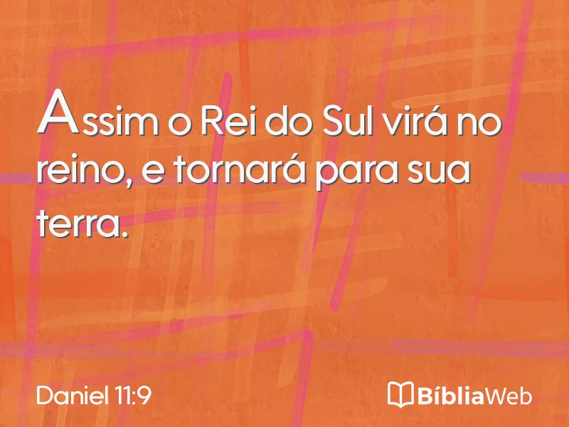 Daniel 11:9 em imagem para compartilhar