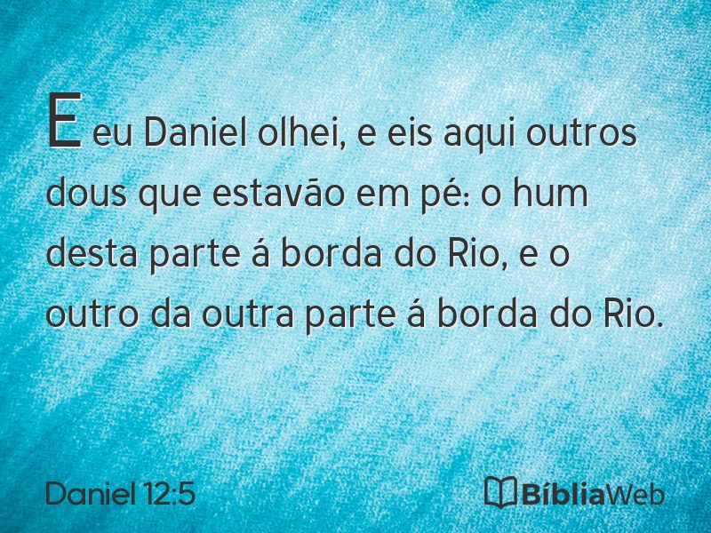 Daniel 12:5 em imagem para compartilhar