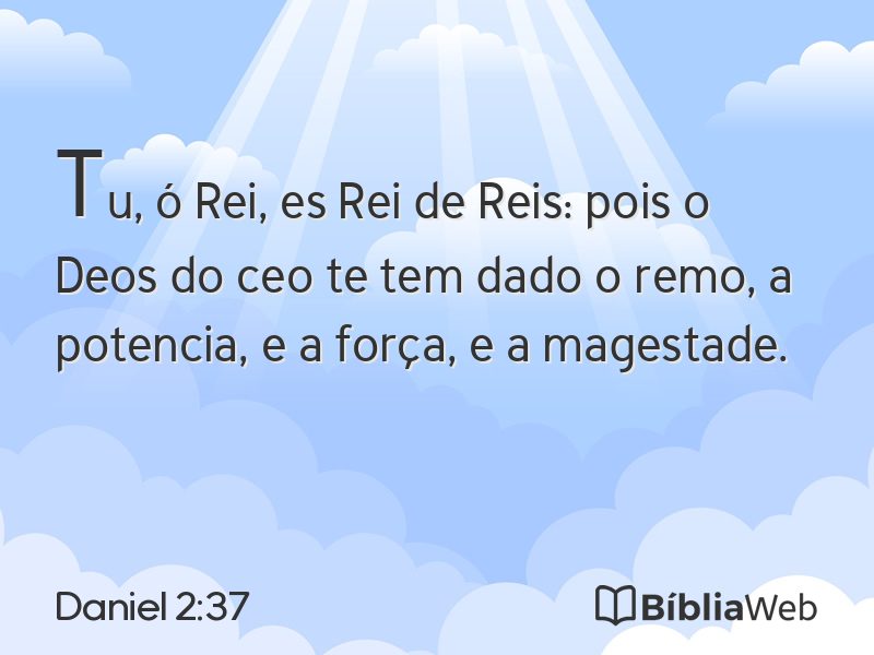 Daniel 2:37 em imagem para compartilhar
