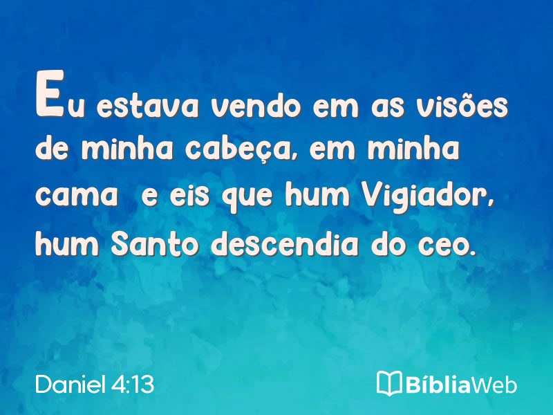 Daniel 4:13 em imagem para compartilhar