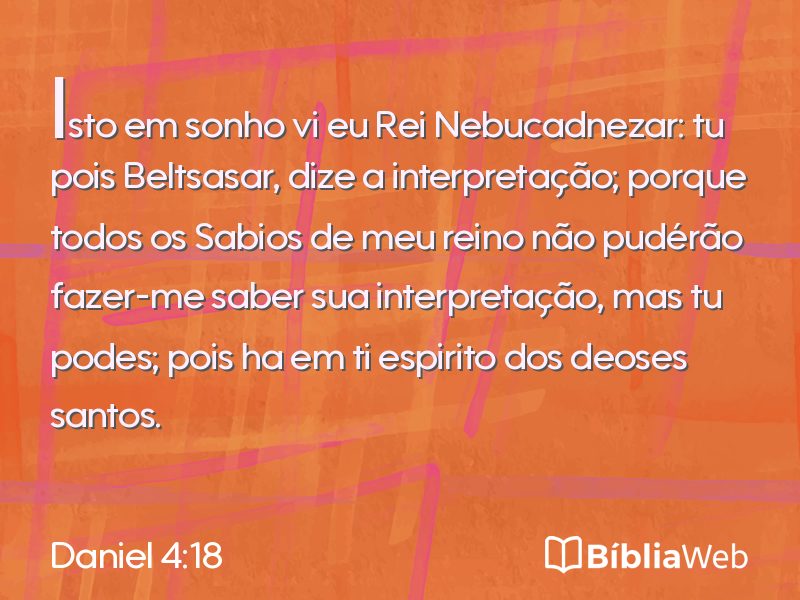 Daniel 4:18 em imagem para compartilhar