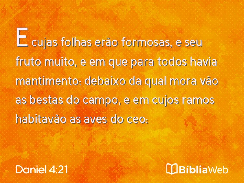 Daniel 4:21 em imagem para compartilhar