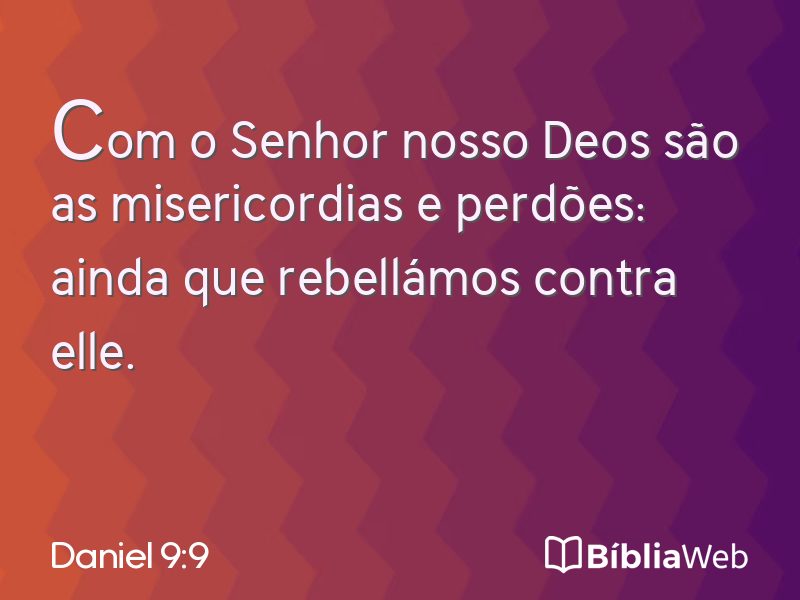 Daniel 9:9 em imagem para compartilhar