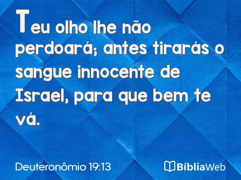 Deuteronômio 19:13 em imagem para compartilhar