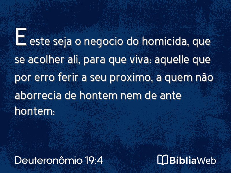 Deuteronômio 19:4 em imagem para compartilhar