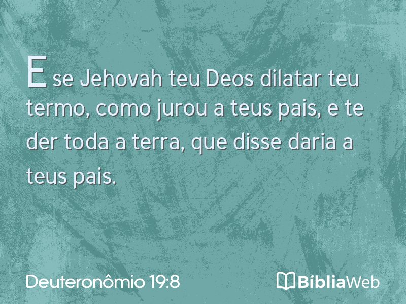 Deuteronômio 19:8 em imagem para compartilhar