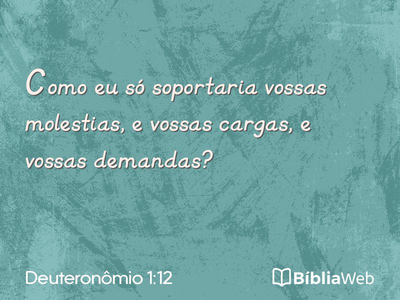 Deuteronômio 1:12 em imagem para compartilhar