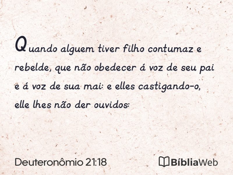 Deuteronômio 21:18 em imagem para compartilhar