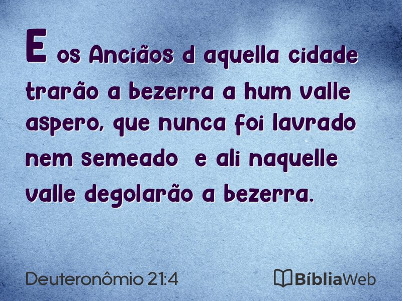 Deuteronômio 21:4 em imagem para compartilhar