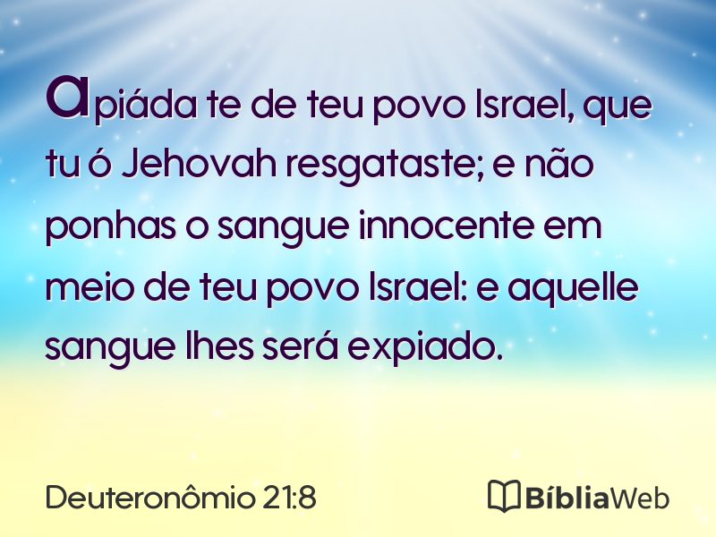 Deuteronômio 21:8 em imagem para compartilhar