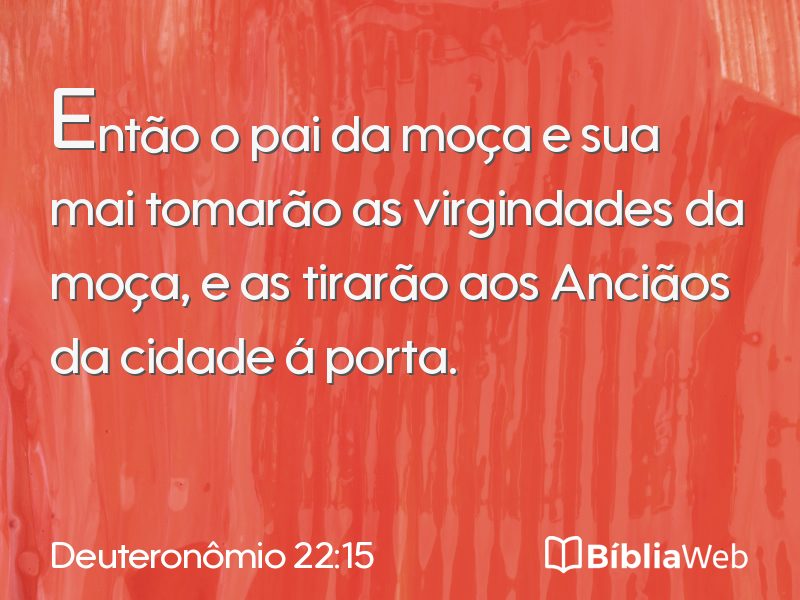 Deuteronômio 22:15 em imagem para compartilhar