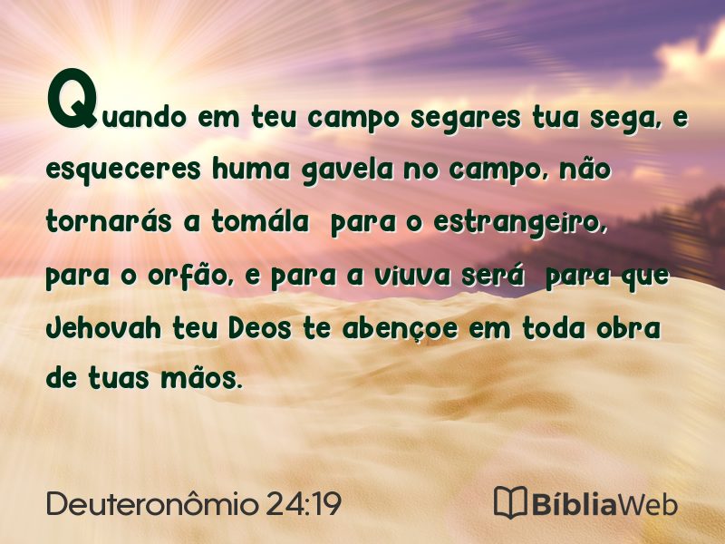 Deuteronômio 24:19 em imagem para compartilhar