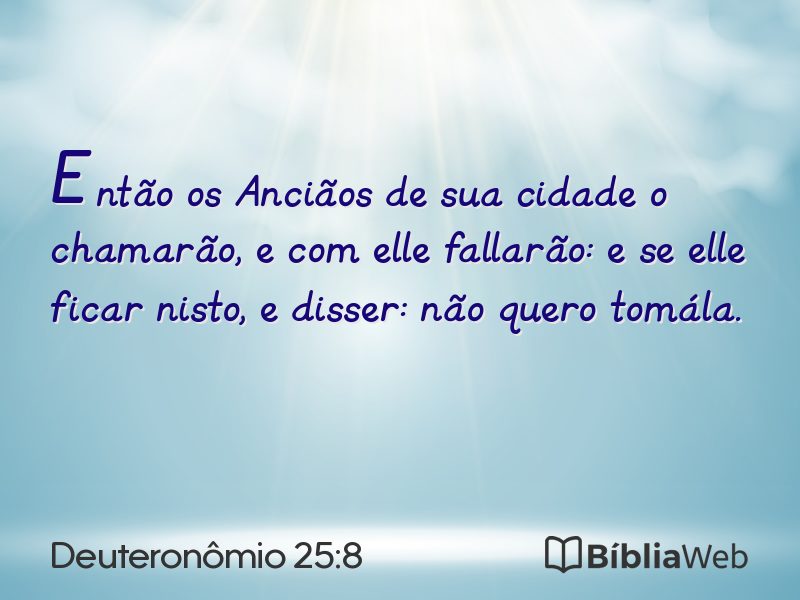 Deuteronômio 25:8 em imagem para compartilhar