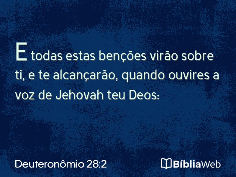 Deuteronômio 28:2 em imagem para compartilhar