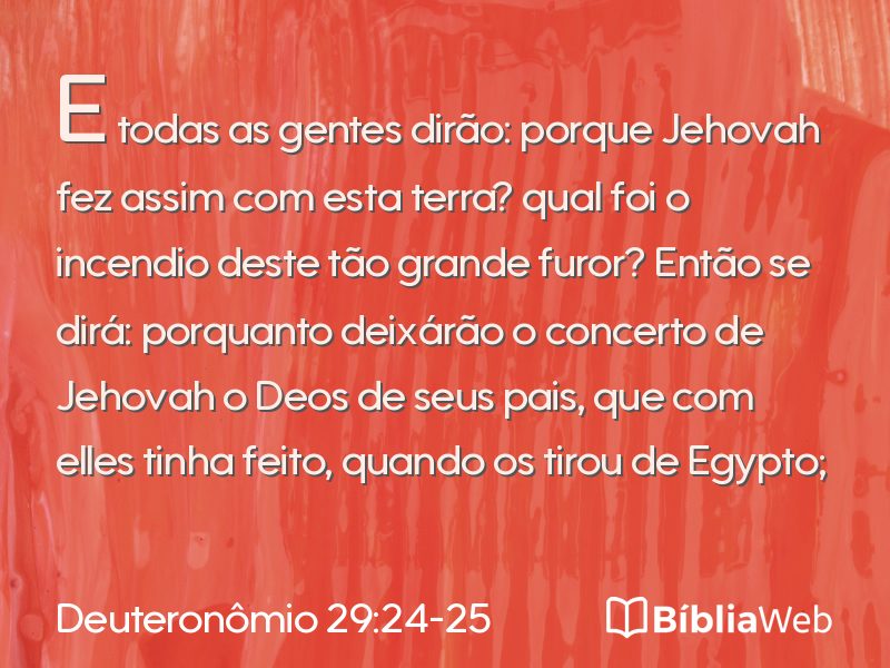 Deuteronômio 29:24-25 em imagem para compartilhar