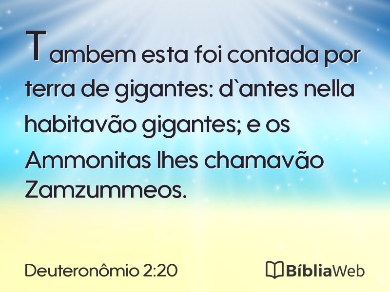 Deuteronômio 2:20 em imagem para compartilhar
