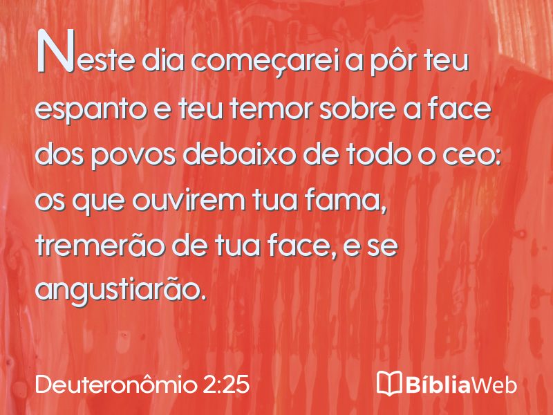 Deuteronômio 2:25 em imagem para compartilhar