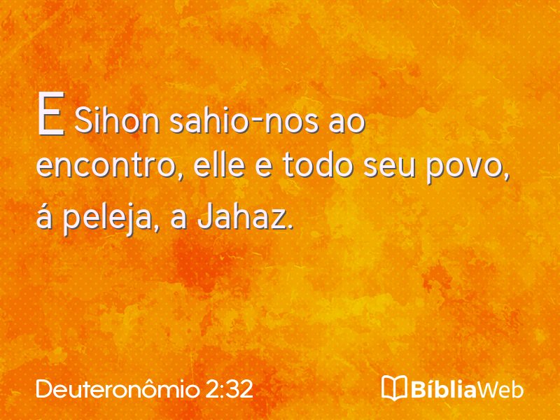 Deuteronômio 2:32 em imagem para compartilhar