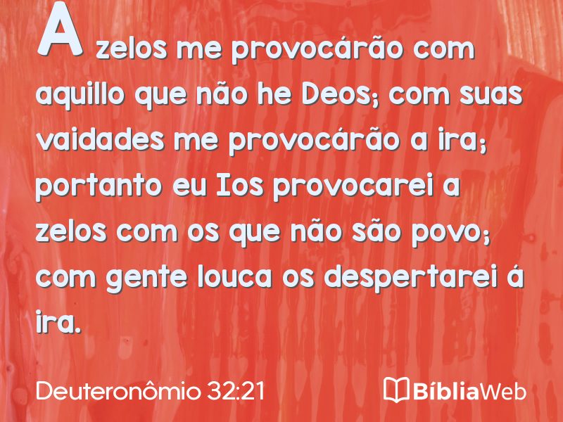 Deuteronômio 32:21 em imagem para compartilhar