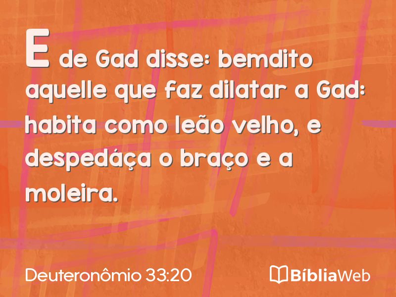 Deuteronômio 33:20 em imagem para compartilhar